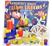 Marvin's Magic - Set de Magia para Niños - Gama de Magia Fácil - Incluye Varita Mágica - Trucos de Cartas - Mucho Más - Adecuado para Edades de 6+ - 125 Trucos de Magia - Regalo Ideal Cumpleaños