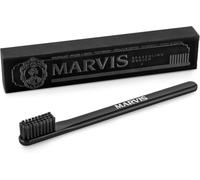 Marvis Cepillo de Dientes Manual con Funda Protectora, Negro
