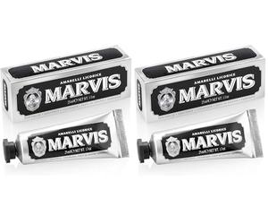 Marvis Dentífrico Amarelli Licorice Mint 25 ml. (Paquete de 2)