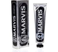 Marvis - Pasta de dientes Amarelli Licorice 85 ml tipo blanqueadora con flúor y xilitol para prevención de caries, fórmula vegana sin conservantes y textura sedosa ideal para cuidado bucal diario