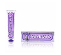 Marvis - Pasta de dientes Jasmine Mint 85 ml para cuidado bucal premium con flúor y xilitol, fórmula vegana sin conservantes, clínicamente probada para dientes y encías saludables
