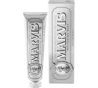 Marvis Pasta de dientes blanqueante de menta, 85 ml, gel dentífrico para un blanqueamiento natural, pasta dental refrescante que elimina la placa