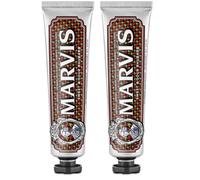 Marvis Pasta de dientes Ruibarbo Agridulce, 75 ml, dentífrico para higiene dental, elimina la placa y cuida las encías, frescor duradero (Paquete de 2)