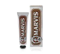 Marvis Pasta de Dientes Sweet and Sour Rhubarb, 1 x 75 ml | Reduce Placa, Previene Caries, Con Flúor, Notas de Ruibarbo y Menta, Calma Encías, Tubo Elegante, Producto Italiano