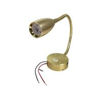 MARVIX Luz de lectura LED flexible de cuello de cisne de 12 V 24 V, interruptor táctil, regulable, puerto de carga USB, lámpara de mapa para autocaravana, caravana, barco