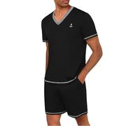 Marvmys Pijamas Hombre Verano Corto Conjunto Algodón