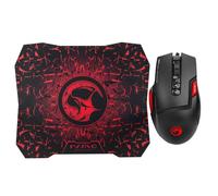 Marvo Scorpion M355 Gaming Mouse and G1 Mouse Pad, USB, Ambidextrous ergonomic d