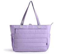 Marvolia Bolsa de mano acolchada para mujer, bolsa de gimnasio acolchada con correa para esterilla de yoga, viajes, trabajo, deportes, yoga, baile, color morado, Púrpura, Talla única