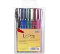 Marvy 4300-10A Le Pen - Bolígrafo sin ácidos (10 unidades, punta microfina), varios colores