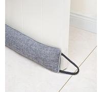Marwood Burlete para Debajo de la Puerta, 76 cm, Tope de Viento para Puerta y Ventana, Tope de Aire francés con Peso para Puerta Delantera, Bloqueador de Ruido de Serpiente para Parte Inferior de