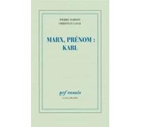 Marx Prénom Karl