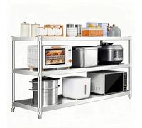 MARXAN Estantería de Garaje, estantería metálica Independiente de Esquina, Estante Ajustable de 3 Niveles para Sala de Estar, balcón, baño y Cocina.(120x40x80cm)