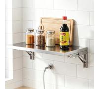 MARXAN Mesa De Barra De Desayuno para Cocina/Escritorio De Esquina para Computadora para Espacios Pequeños, Mesa Plegable Montada En La Pared, Estación De Trabajo para Juegos(L40xW25cm/L16xW10in)