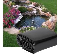 MARXAN Revestimiento para Estanque Negro, 3x7m, 5x6m, 7x8m, 8x10m, 10x12m, Revestimiento Impermeable Preformado para estanques, Fuentes, cascadas y Jardines acuáticos al Aire Libre(3x8m)