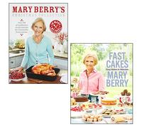 Mary Berrys Christmas Collection, Fast Cakes Easy Bakes in Minutes 2 Books Collection Set By Mary Berry