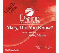 Mary Did You Know? [Accompaniment/Performance Track]