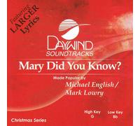 Mary Did You Know? [Accompaniment/Performance Track]