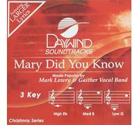 Mary Did You Know? [Accompaniment/Performance Track] by Daywind