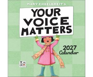 Mary Engelbreit's Your Voice Matters 2027 Wall Calendar