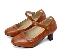 Mary Jane Pumps Oktoberfest Elegantes zapatos de tirolesa para mujer, estilo retro, informal, patchwork, lazo, pajarita de tacones altos, cómodos, zapatos de tacón alto, rockabilly, lacado, zapatos de