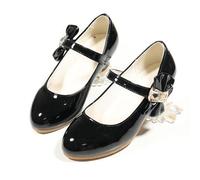 Mary Jane - Zapatos de ballet para niña, zapatos de boda, zapatos de ballet, fiestas, carnaval, bailar, niñas, brillantes, princesas, tacones altos, lentejuelas, niños, cosplay, tacón, sandalias