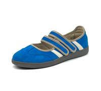 Mary Jane - Zapatos deportivos para mujer, cómodos zapatos planos de ballet | Gamuza sintética suave | Correas dobles de | Suela TPR antideslizante | Plantilla acolchada | elegante