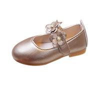 Mary Jane - Zapatos planos para niña con flores y bailarinas, zapatos planos, zapatos de boda, zapatos escolares, zapatos de piel sintética, zapatos de noche, zapatos de fiesta, zapatos para niños