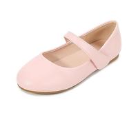 Mary Jane - Zapatos planos para niñas, Pink, 13 UK Child 3X-Narrow