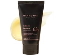 Mary&May Crema de Mora con Idebenona | Hidratante Antioxidante Coreano con 5 Ceramidas y Ácido Hialurónico | Reparación de la Barrera Cutánea e Hidratación por 48 horas 100g