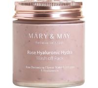 Mary&May Mascarilla Vegana de Rosa e Hialurónico Hidratante - Mascarilla Cremosa para Hidratar, Purificar Poros y Suavizar la Piel - Skincare Coreano, 110g