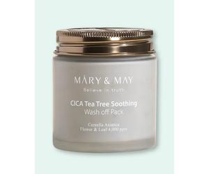 Mary & May Mascarilla calmante de arcilla Tsitsya Vegan Cica Teatree Soothing Wash Off Pack - 125 g