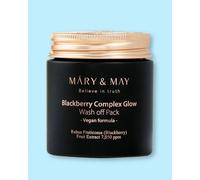 Mary&May Mascarilla Vegana Lavable con Complejo de Mora - Cuidado de Puntos Negros, Limpieza de Poros, Mascarilla de Arcilla Anti-Edad - Piel Radiante e Iluminada - Skincare Coreano, 110g