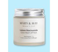 Mary & May Mascarilla para una piel brillante Lemon Niacinamide Glow Wash Off Pack - 125 g