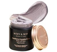 Mary&May Mascarilla Vegana Lavable con Complejo de Mora - Cuidado de Puntos Negros, Limpieza de Poros, Mascarilla de Arcilla Anti-Edad - Piel Radiante e Iluminada - Skincare Coreano, 110g