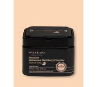 Mary&May Mascarilla de Esencia con Complejo de Idebenona y Mora (Formato Dispensador Rápido) - Mascarilla de Hoja Coreana Antienvejecimiento - Vitamina C, Pantenol y Ceramida, 20 Hojas