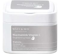 Mary&May Mascarilla Iluminadora de Niacinamida y Vitamina C | 30 Unidades | Mascarilla Facial Coreana Diaria | Hidrata, Mejora la Elasticidad, Refuerza la Barrera Cutánea y Reduce Manchas Oscuras