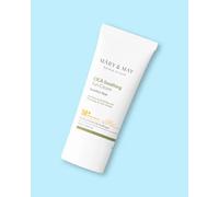 Mary&May Vegan CICA Soothing Sun Cream SPF50+ PA++++ - Protector Solar Vegano Coreano con Centella Asiática Fermentada, Niacinamida y Ácido Hialurónico de Origen Vegetal, 50ml