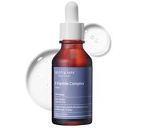 Mary&May Serum con Complejo de 6 Péptidos - Avanzada mejora de arrugas con efecto reafirmante y lifting - Cuidado facial coreano - Sin fragancia, hipoalergénico, de rápida absorción, 30ml