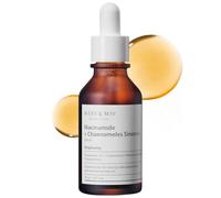 Mary&May Serum Facial con Niacinamida + Chaenomeles Sinensis - Serum coreano con vitamina B3 para piel clara y luminosa, control de sebo y alivio del acné - Absorción rápida, no pegajoso 30ml