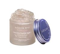 Mary&May Vegan Calendula Peptide Ageless Sleeping Mask - Mascarilla Facial en Gel de Hidratación Nocturna Coreana - Calmante para el Acné y Antienvejecimiento con Ceramida, Ácido Hialurónico, Cica, 11