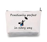 Mary Quote - Bolsa de maquillaje para lápices, prácticamente perfecta en todos los sentidos, regalo inspirado en la película, Prácticamente perfecto en todos los sentidos, Nostálgico, juguetón y