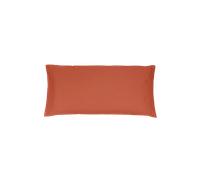 Mary Rose Funda de Cojín Orgánico de Percal Suave - Naranja, 40 x 80 cm