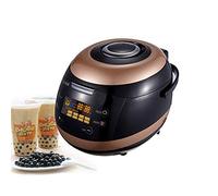 Maryaz Máquina para hacer té de leche Boba de burbujas, máquina comercial de tapioca y perlas, calentador de alimentos para panadería, tienda de postres, duradera, forro de 5 L