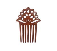 Marycrafts Horquilla de madera de flor de loto con 7 puntas, peine lateral para el pelo, pasador para el pelo, accesorios para el cabello