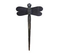 Marycrafts Horquilla Libélula para el Pelo de Cuerno de Búfalo Natural, Palo para Moño Mujer Hecho a Mano