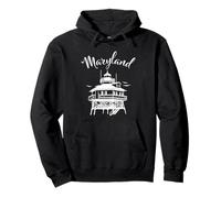 Maryland Faro Ilustración Sudadera con Capucha