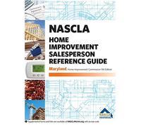 Maryland NASCLA Home Improvement Salesperson Reference Guide, 5th edition