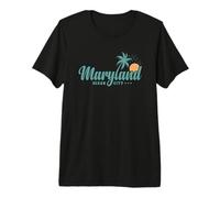 Maryland Ocean City Estado de América Estados Unidos Camiseta Premium