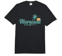 Maryland Ocean City Estado de América Estados Unidos Comfort Colors Adult Heavyweight T-Shirt