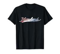 Maryland Patriotic Red White and Blue Distressed USA Style Camiseta